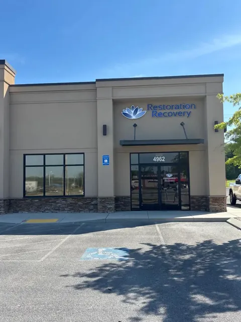 Restoration Recovery outpatient addiction treatment clinic entrance in Ringgold, Georgia
