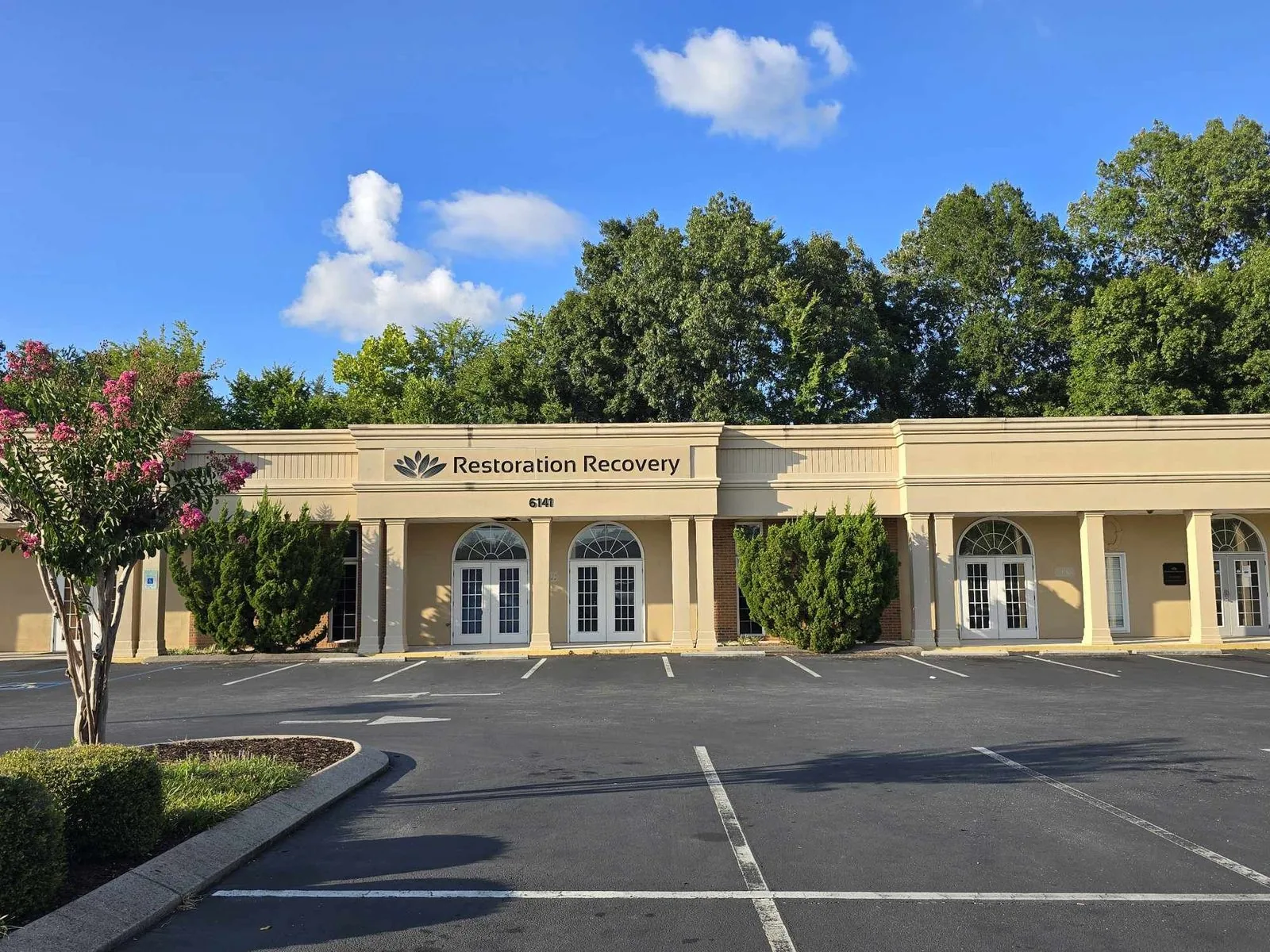 Restoration Recovery addiction treatment clinic exterior in Chattanooga, Tennessee